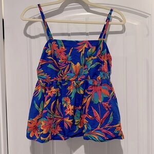 NWT JCrew tropical print top